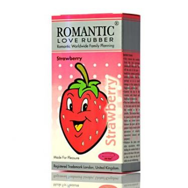Condoms Romantic Strawberry x12