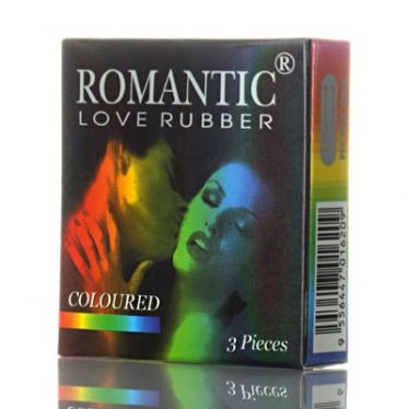 Condoms Romantic Coloured x3