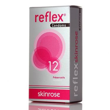 Reflex Condoms Skinrose x12