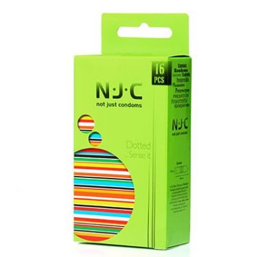 N.J.C. Condom Dotted x16