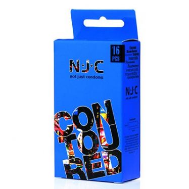 N.J.C. Condom Contoured x16