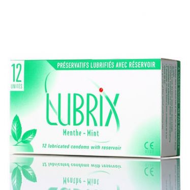 Lubrix Condoms Mint x12